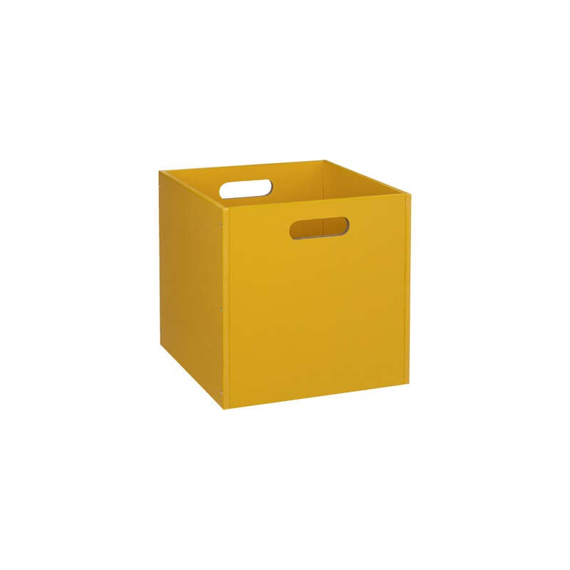 Caja de almacenaje de 39x31 cm fabricado con madera maciza de mango con  acabado natural VidaXL