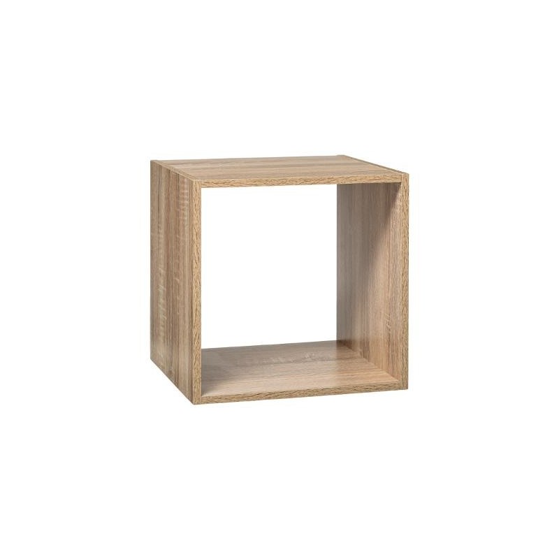 estanteria cubo madera natural