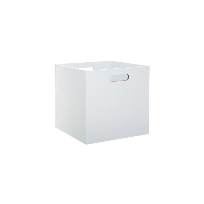 Caja Decorativa Blanco Madera 31 x 20 x 40,5 cm (9 Unidades) 