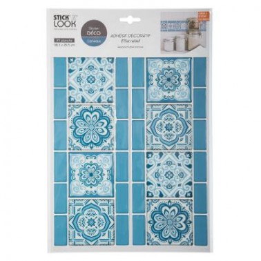 Pegatina Cenefas Azules